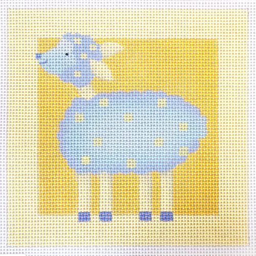 Melissa Shirley Designs Lamb DM25B Needlepoint Canvas