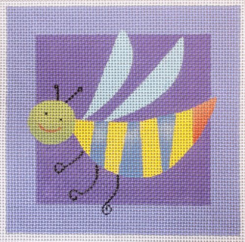 Melissa Shirley Designs Bee DM25C Needlepoint Canvas