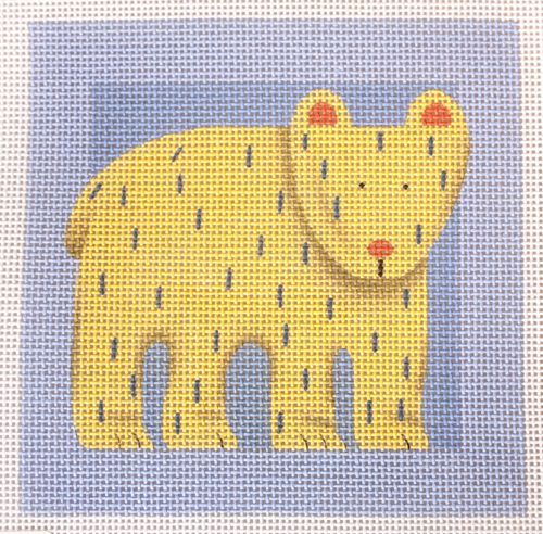 Melissa Shirley Designs Bear DM25J Needlepoint Canvas