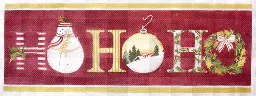 Melissa Shirley Designs Ho Ho Ho/Red Needlepoint Canvas