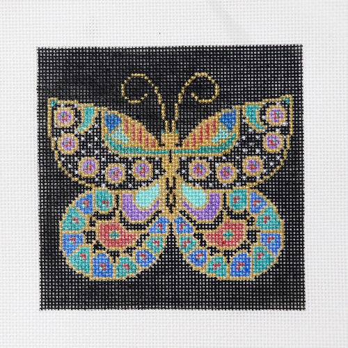 JP Needlepoint Oriental Butterfly II Needlepoint Canvas