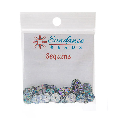 Sundance Designs Sequins 6mm - 115 Silver Shimmer