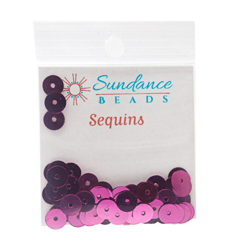 Sundance Designs Sequins 6mm - 122 Fuchsia