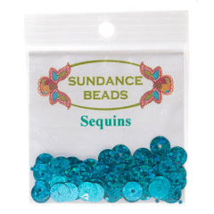 Sundance Designs Sequins 6mm - 126A Turquoise Shimmer