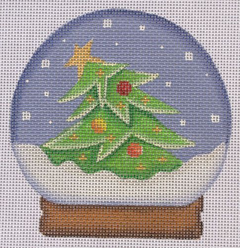 Rebecca Wood Designs Tree Globe Needlepoint Canvas