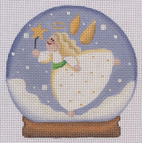 Rebecca Wood Designs Angel Globe Needlepoint Canvas