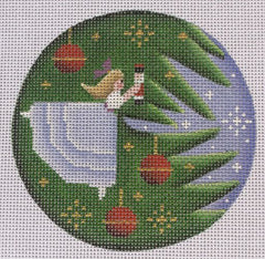 Rebecca Wood Designs Nutcracker Ballerina Needlepoint Canvas