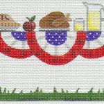 Rebecca Wood Designs Independence Feast Needlepoint Canvas