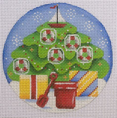 Rebecca Wood Designs August Ornament Needlepoint Canvas