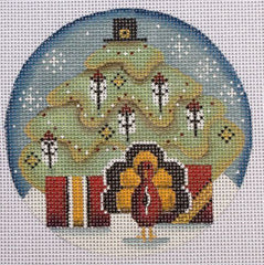 Rebecca Wood Designs November Ornament Needlepoint Canvas