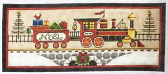 Rebecca Wood Designs Christmas Train 441C Needlepoint Canvas