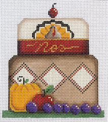 Rebecca Wood Designs Nov Baby Cake Needlepoint Canvas