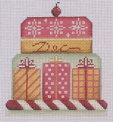 Rebecca Wood Designs Dec Baby Cake 18M Needlepoint Canvas