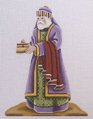 Rebecca Wood Designs Green Magi Needlepoint Canvas