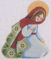 Rebecca Wood Designs Basket-Mary Needlepoint Canvas