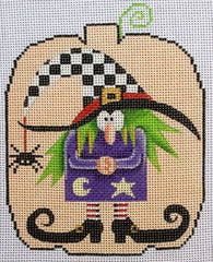 Rebecca Wood Designs Wacky Witchie Needlepoint Canvas