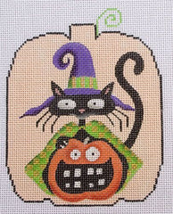 Rebecca Wood Designs Kitty Katty Needlepoint Canvas