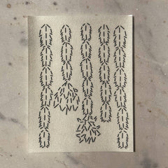 Approved Textiles Winter Flora and Fauna Mending and Embellishment Transfer
