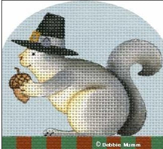 Melissa Shirley Designs Debbie Mumm Squirrel Needlepoint Canvas