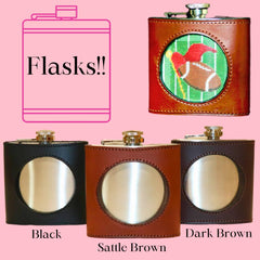 The Meredith Collection Self Finishing Flask Kit - Saddle Brown