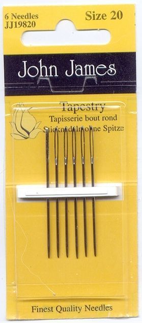 John James Tapestry Needles Size 20