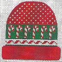 KCN Designers Candy Cane Stocking Hat Needlepoint Canvas