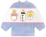 KCN Designers Baby Specialty Button Sweater Needlepoint Canvas