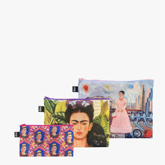 LOQI Frida Kahlo Recycled Project Bags - Set of 3