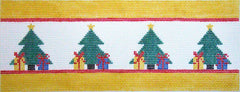 Kathy Schenkel Designs Christmas Tree Drum Roll Up Needlepoint Canvas