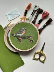 M Creative J Spring Robin Bird Embroidery Kit