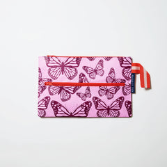 Project Ten Double Zip Project Bag – Butterfly