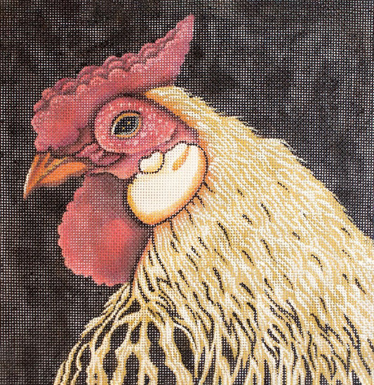 Painted Pony Designs Rooster Needlepoint Canvas