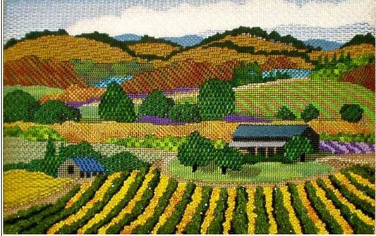 Melissa Shirley Designs A Week in Napa Needlepoint Canvas