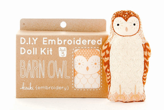 Kiriki Press Barn Owl Embroidery Kit