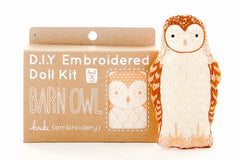 Kiriki Press Barn Owl Doll Embroidery Kit