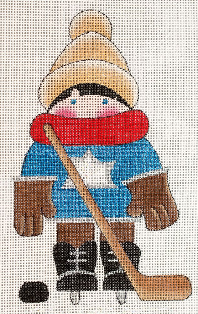 Fresh Mesh Needlepoint Hockey Harry Needlepoint Canvas