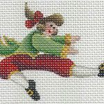 Rebecca Wood Designs Leaping Lord Mini Needlepoint Canvas