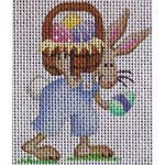 Rebecca Wood Designs Hiding the Egg Needlepoint Canvas