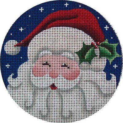 Rebecca Wood Designs Jolly Snowman Needlepoint Canvas