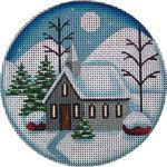 Rebecca Wood Designs Church Eve Needlepoint Canvas