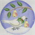 Rebecca Wood Designs Turtle Dove Needlepoint Canvas