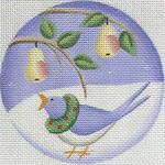 Rebecca Wood Designs Calling Bird Mini Needlepoint Canvas