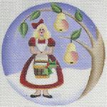 Rebecca Wood Designs Maid Mini Needlepoint Canvas