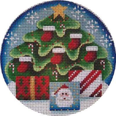 Rebecca Wood Designs Dec. Orn. Needlepoint Canvas