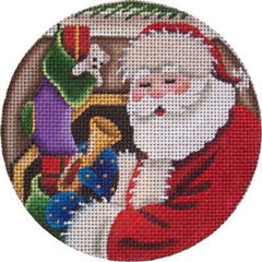 Rebecca Wood Designs Filling Stockings Needlepoint Canvas