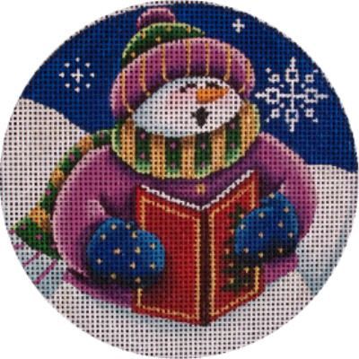 Rebecca Wood Designs Lavender Caroler Needlepoint Canvas