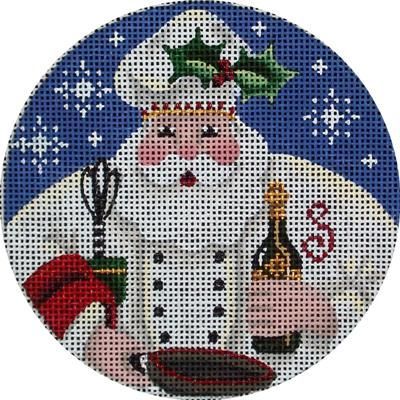 Rebecca Wood Designs Chief Santa Needlepoint Canvas