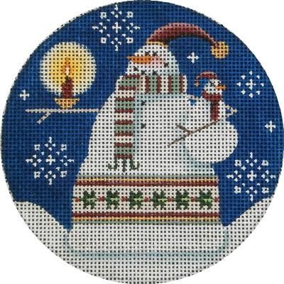 Rebecca Wood Designs Chilly Baby Needlepoint Canvas