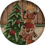 Rebecca Wood Designs Tree Topper Needlepoint Canvas