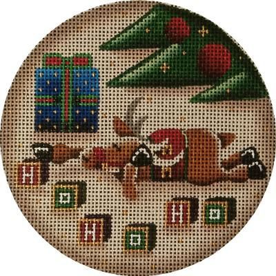 Rebecca Wood Designs Ho Ho Hum Needlepoint Canvas